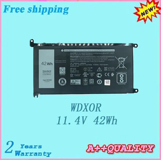 Аккумулятор для ноутбука DELL WDX0R T2JX4 11 4 в 42 вт · ч бесплатная доставка|Аккумуляторы