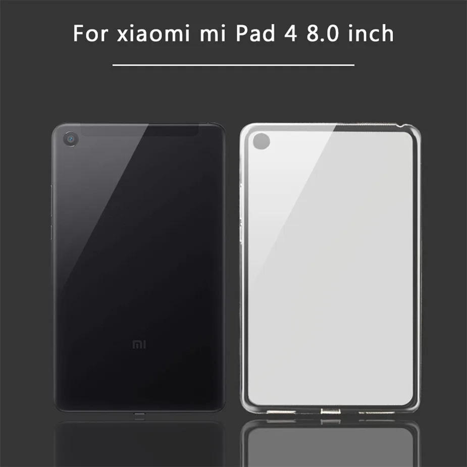 KiKiss ТПУ силиконовый чехол для Xiao mi Tablet mi Pad 4 3 2 1 8,0 mi Pad 4 Plus 10,0 ультра тонкий прозрачный мягкий Tab Чехол