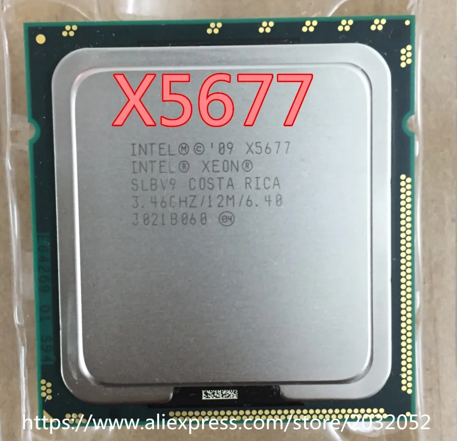 Процессор Intel Xeon X5677 четырехъядерный 3,46 ГГц/130 Вт/12 Мб кэш-памяти, 6.40GT/s SLBV9(Рабочая) x5677