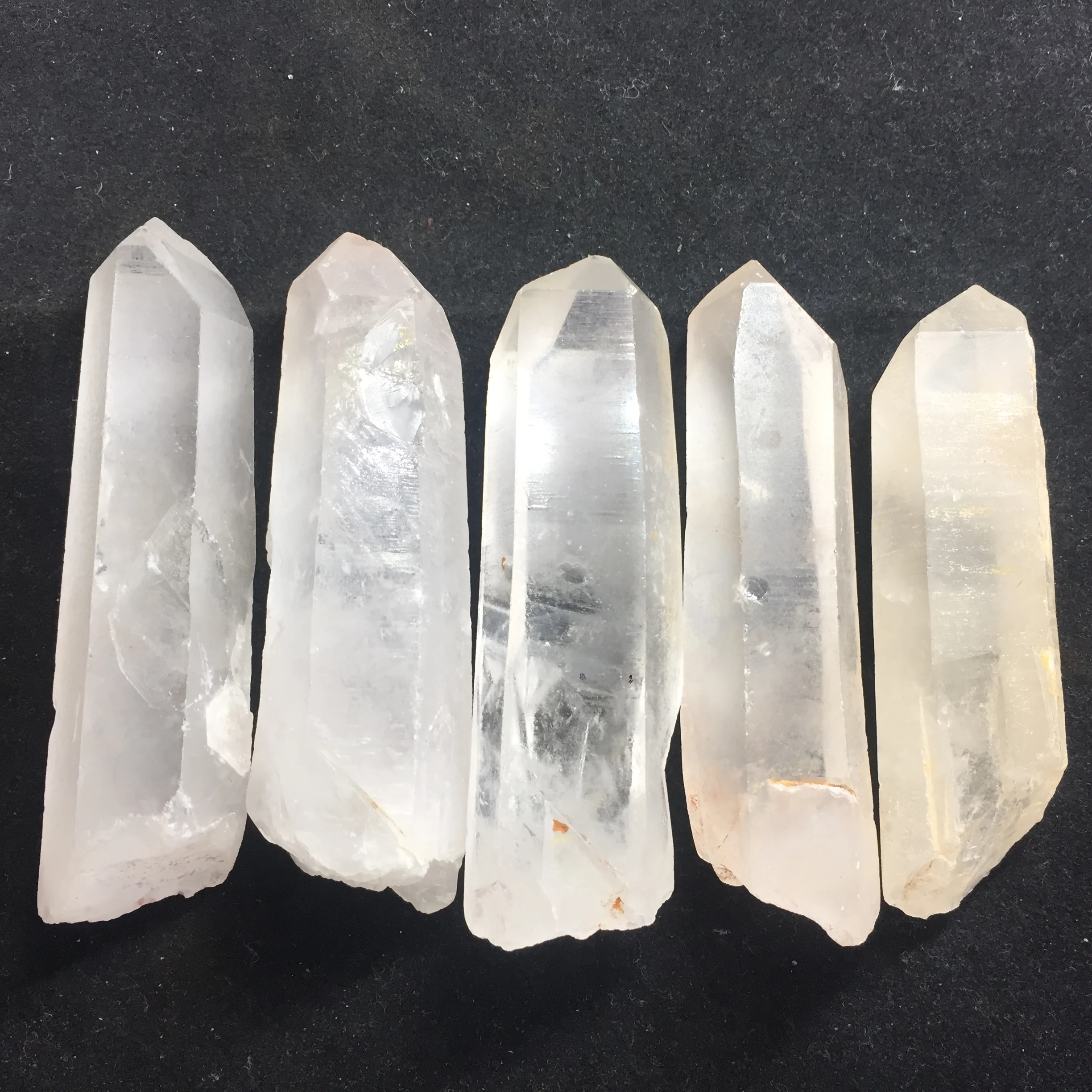 Цветочный горшок украшения Кристаллы 5 штук в лоте Натуральный Необработанный