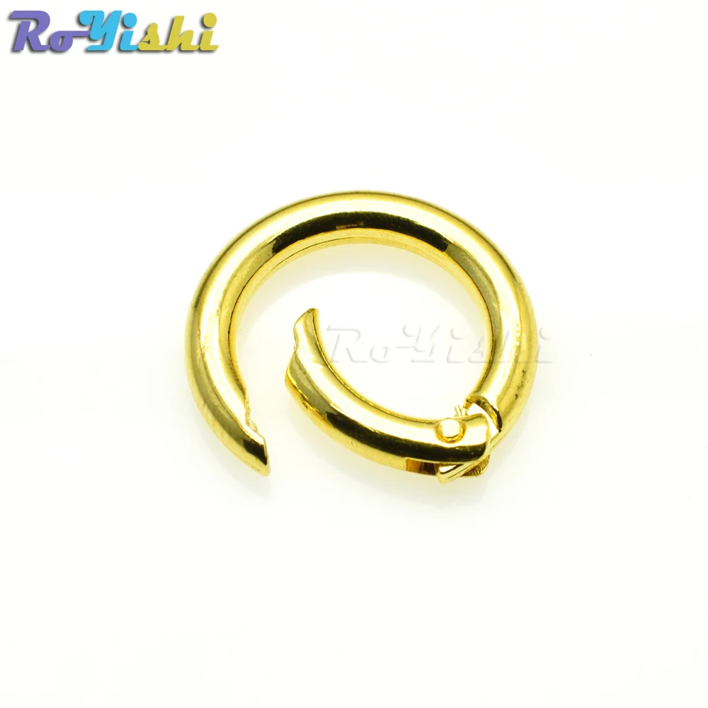 Spring Gate D O Ring Openable Keyring Leather Bag Belt Strap Dog Chain Buckle Snap Clasp Clip Trigger Parts Accessories | Дом и сад