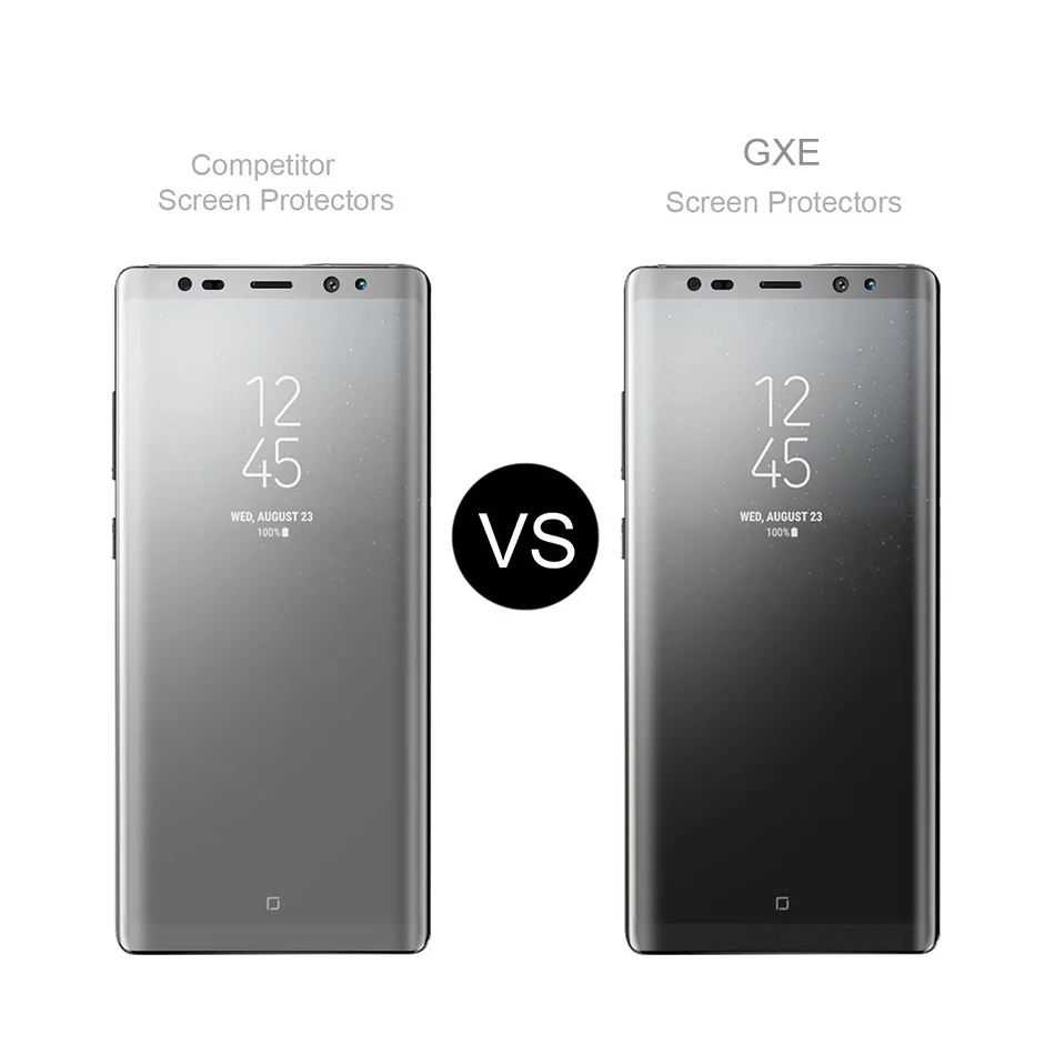 Мягкая пленка против отпечатков пальцев для Samsung Galaxy S8 + Plus Note 8 3D изогнутая полная