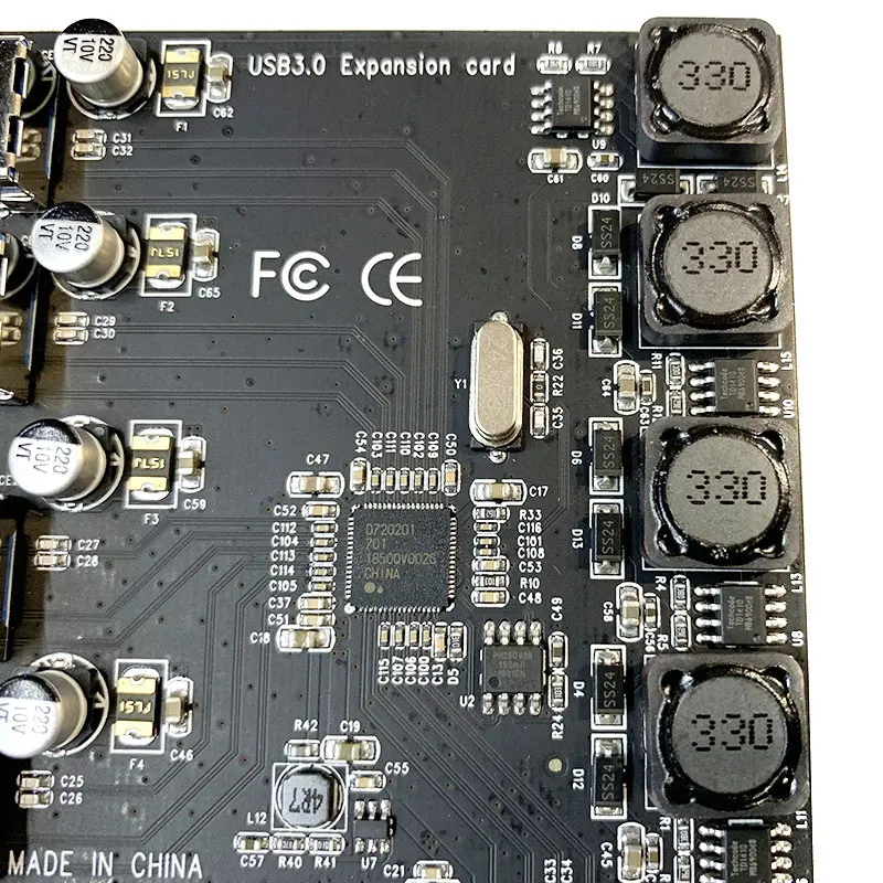 4 порта USB 3 0 Супер быстрая 5 Гбит/с PCI Express(PCIE) карта расширения совместима с Windows