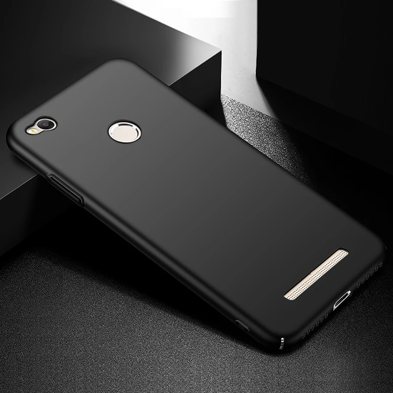 Чехол чехол для Xiaomi Redmi 3 S 3X Жесткий ПК на роскошный простой матовый Etui Pro телефона