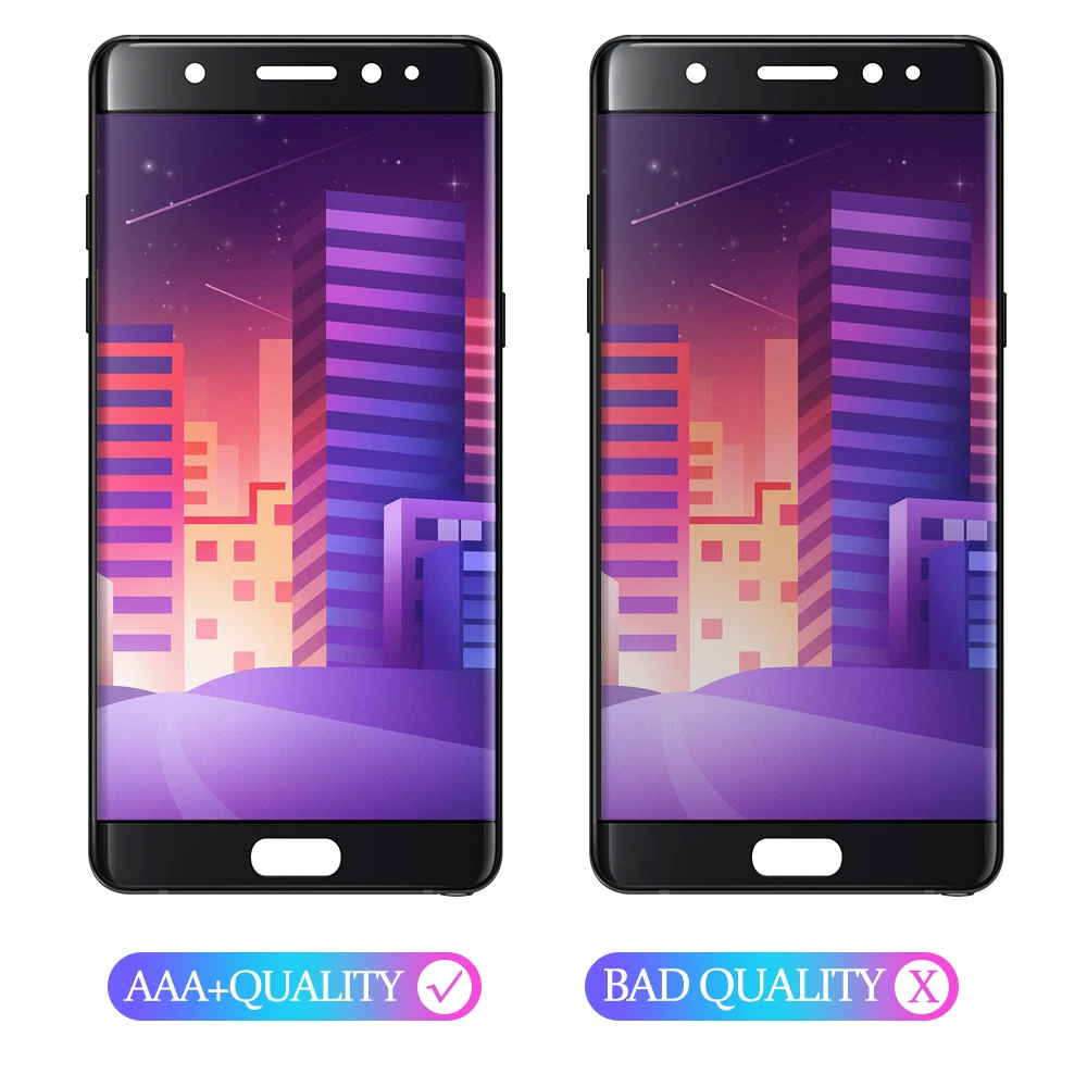 5,7 ''Super AMOLED Note 7 lcd для samsung Note Fan Edition FE Note 7 N930F N930F lcd дисплей кодирующий преобразователь сенсорного экрана в сборе