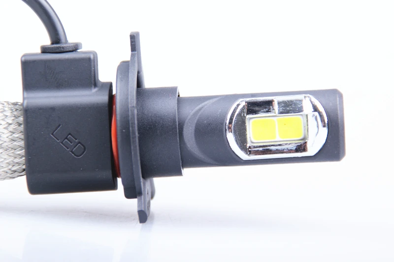 2 шт. H1 H4 H7 светодиодный 60W 6000K 12V/24V 6400LM автомобильные ксеноновые фары белого цвета