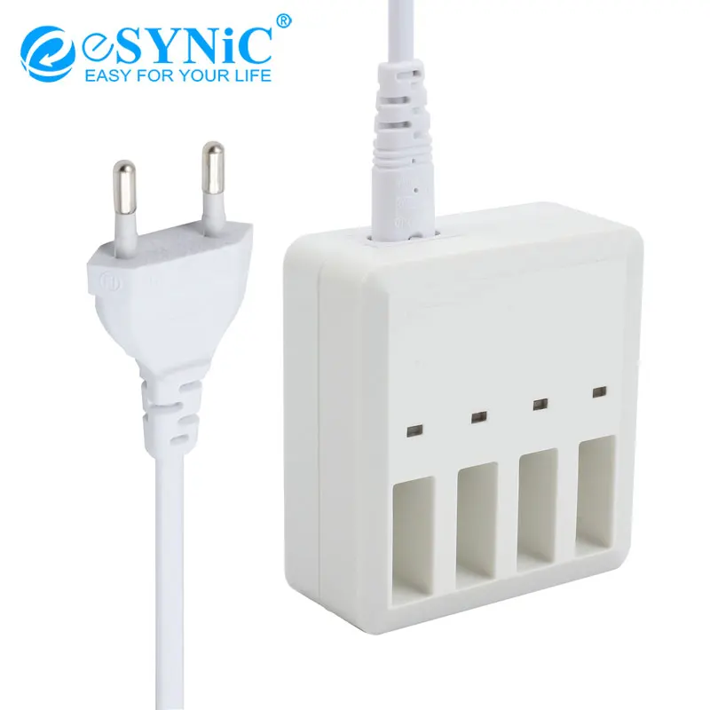 ESYNiC 4 In1Multi зарядное устройство Интеллектуальное Быстрое батарея Высокая