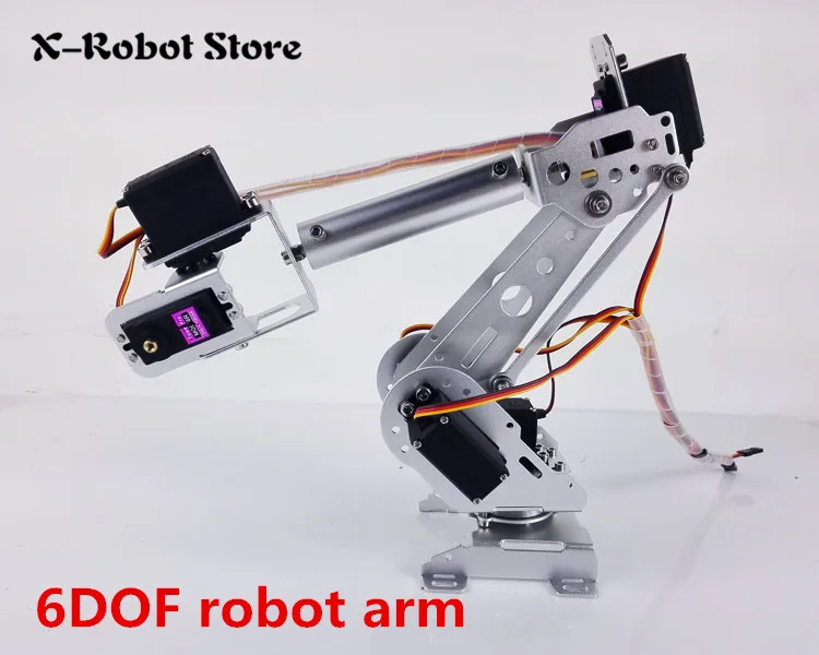 Abb 6DOF робот рука промышленная модель робота металл механическая цветной MG996R