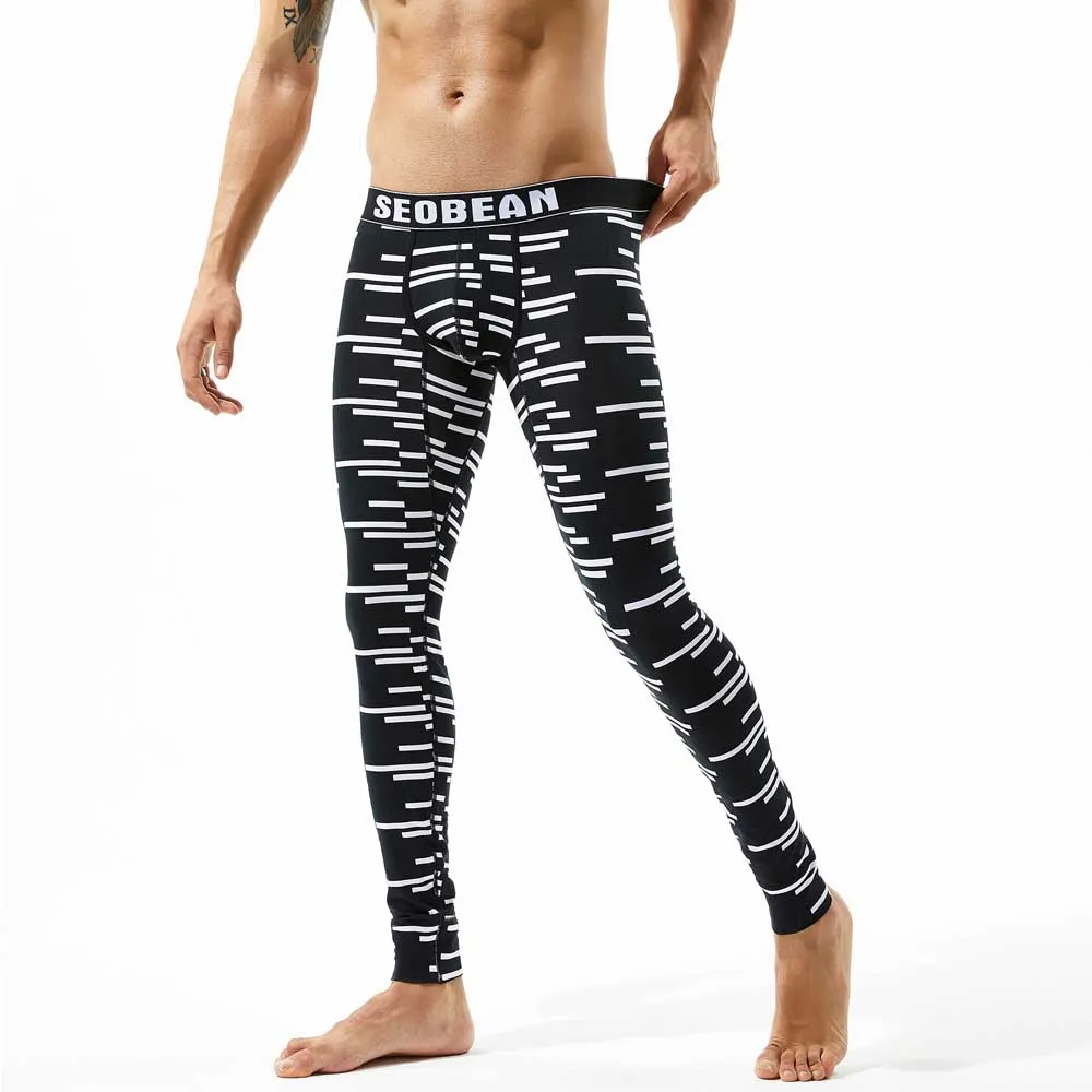 Зимние Для мужчин Термальность Нижнее Бельё для девочек плюс Размеры Кальсоны