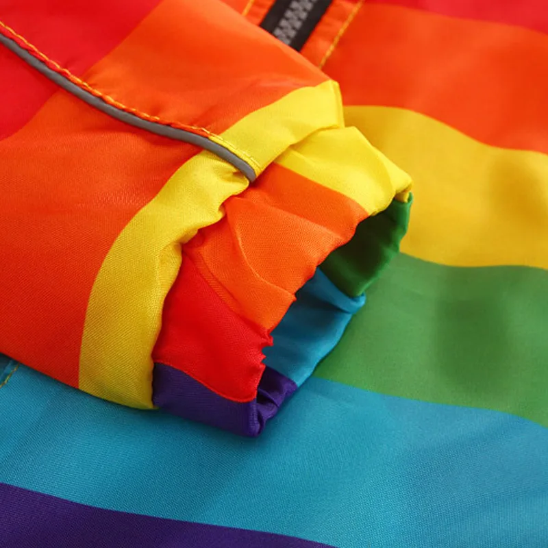 Весна И Осень Детская Одежда в Полоску С Капюшоном Мальчиков Девочек Куртка На