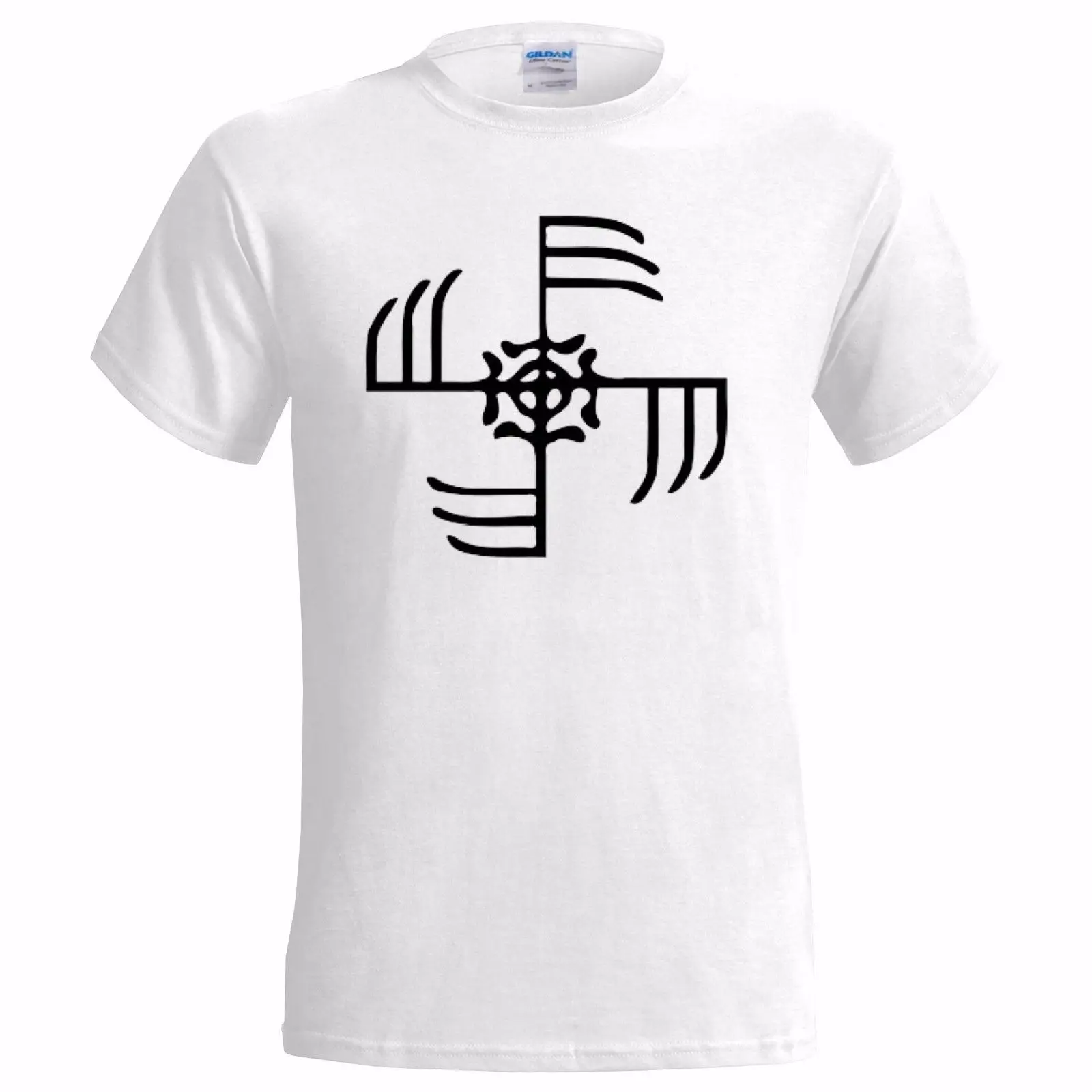 GINFAXI SYMBOL Мужская футболка GOD норвежский викинг исландский смелый крутая