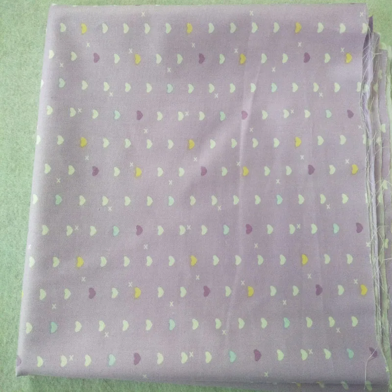 ZY DIY 24x25 см 5 шт. фиолетовая Лавандовая хлопчатобумажная ткань для стёганых