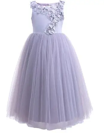 Cutestyles вечерние платья для детей цветочные без рукавов подружки невесты с