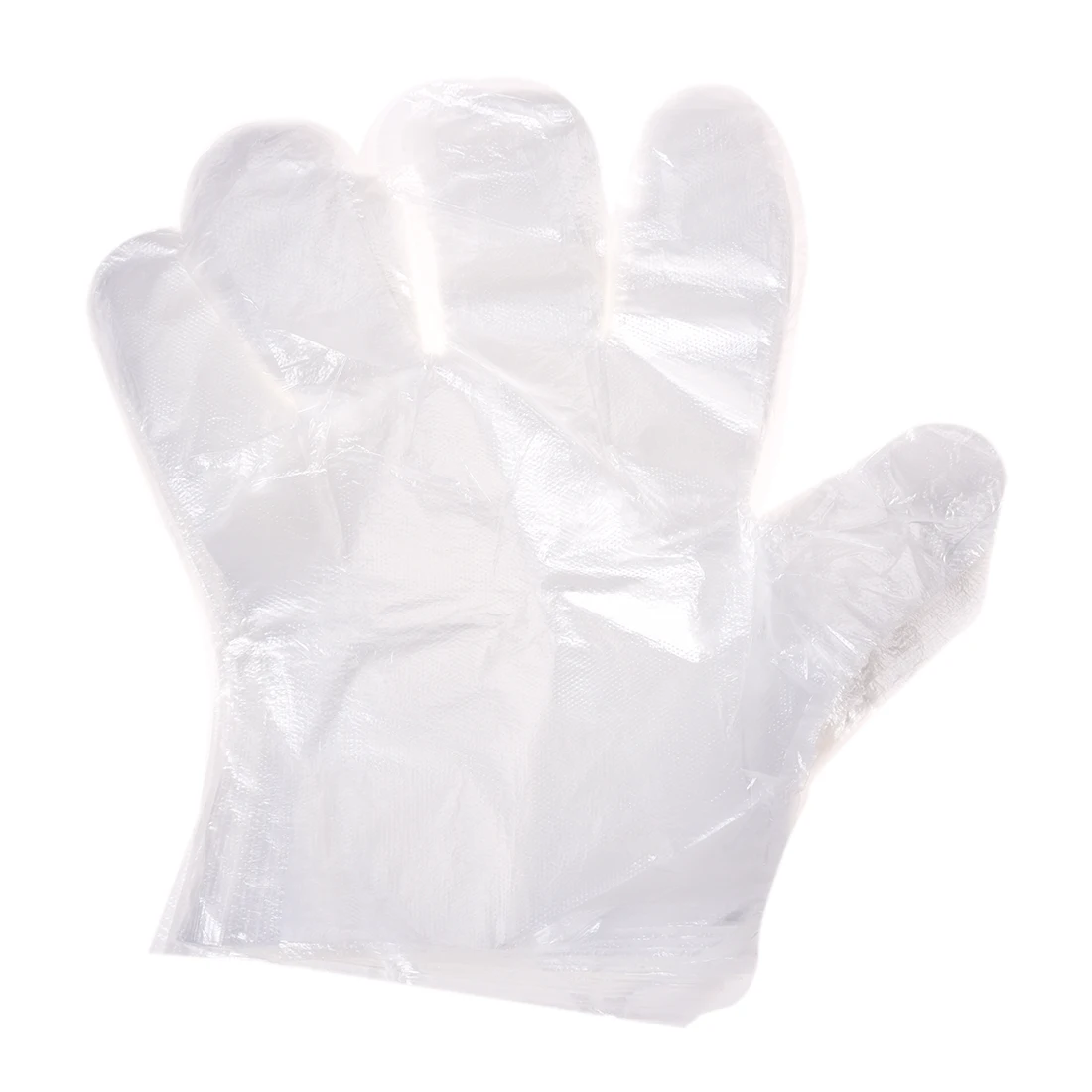 МООЛ 50 пар еды обслуживание рук Защитные пластиковые одноразовые перчатки ясно -