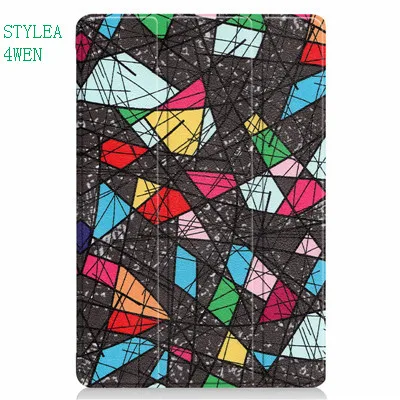 STYLE A-02 Чехол из искусственной кожи для huawei MediaPad M5 lite 10 чехол для планшета huawei Mediapad M5 lite 10 BAH2-W19/L09/W09 10," Чехол+ пленка - Цвет: STYLE A-02