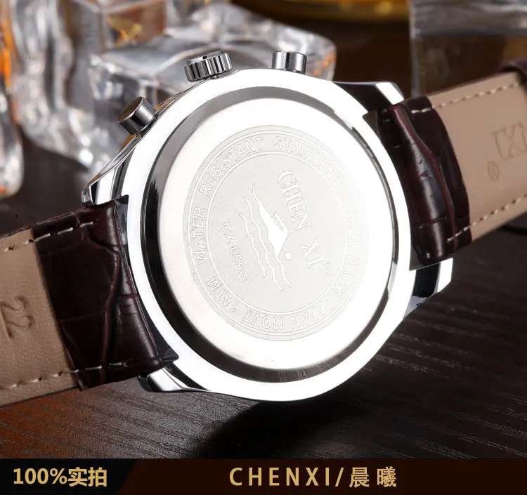 2018 CHENXI Марка Для мужчин часы Простой кварцевые Аналоговые Весы тенденции моды
