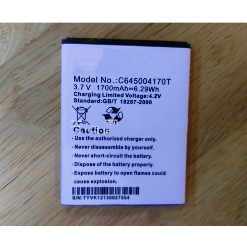 Срочная продажа ограниченная в розницу 1700mAh C645004170T новая запасная батарея для Blu