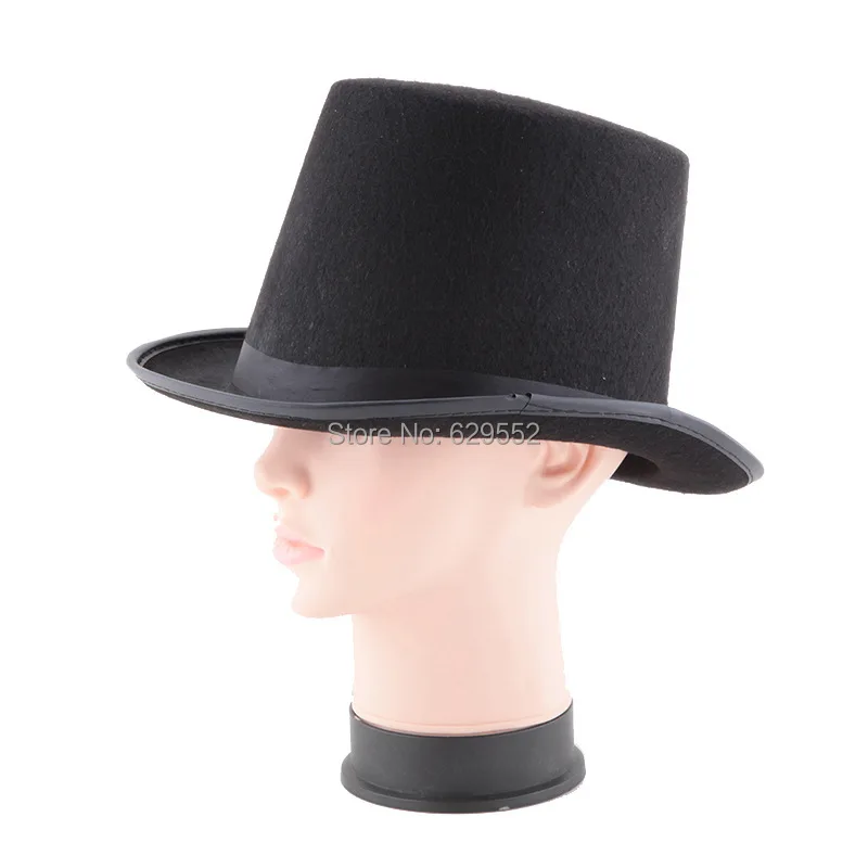 Black magician hat magic hat hat high 