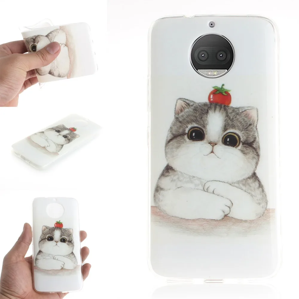 Nutbro кошка панда Мягкий чехол для Coque Motorola Moto G5S плюс XT1805/мото E5 G6 Etui принципиально |