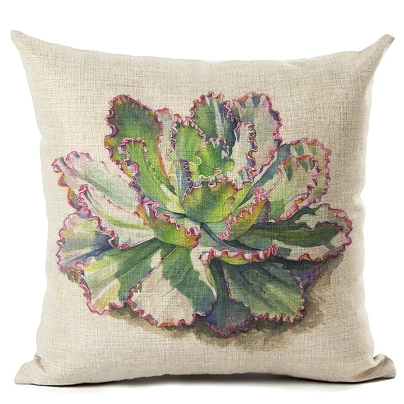 Зеленый дизайн чехол для подушки домашний и автомобильный Декор Наволочка