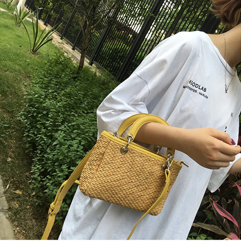 

Женские сумки 2018, соломенная сумка, Пляжная дорожная сумка, женская сумка, Новая женская модная Диагональная Сумка на плечо NB165