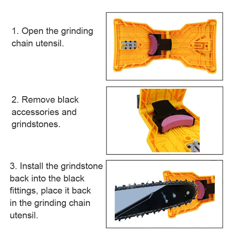 Профессиональная точилка для зубьев бензопилы цепной пилы система инструментов