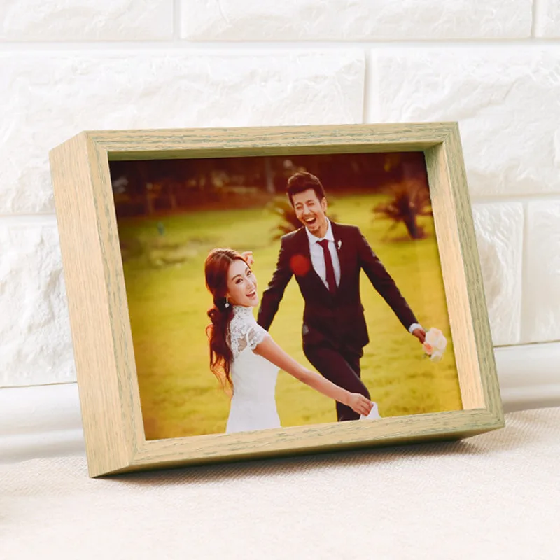 Деревянная фоторамка сделай сам с изображением растений и насекомых украшение