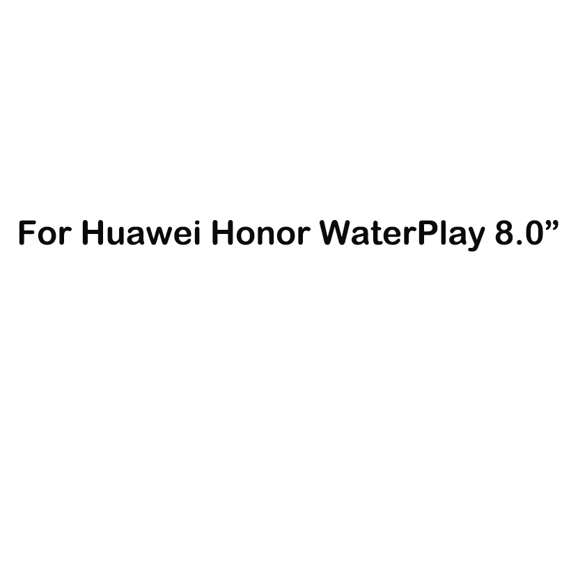 Honor WaterPlay 8.0 Для huawei MediaPad M5 lite чехол для планшета T5 10 10,1 дюймов Honor WaterPlay прозрачный силиконовый чехол HDL-W09 8,0 мягкие корпуса - Цвет: Honor WaterPlay 8.0