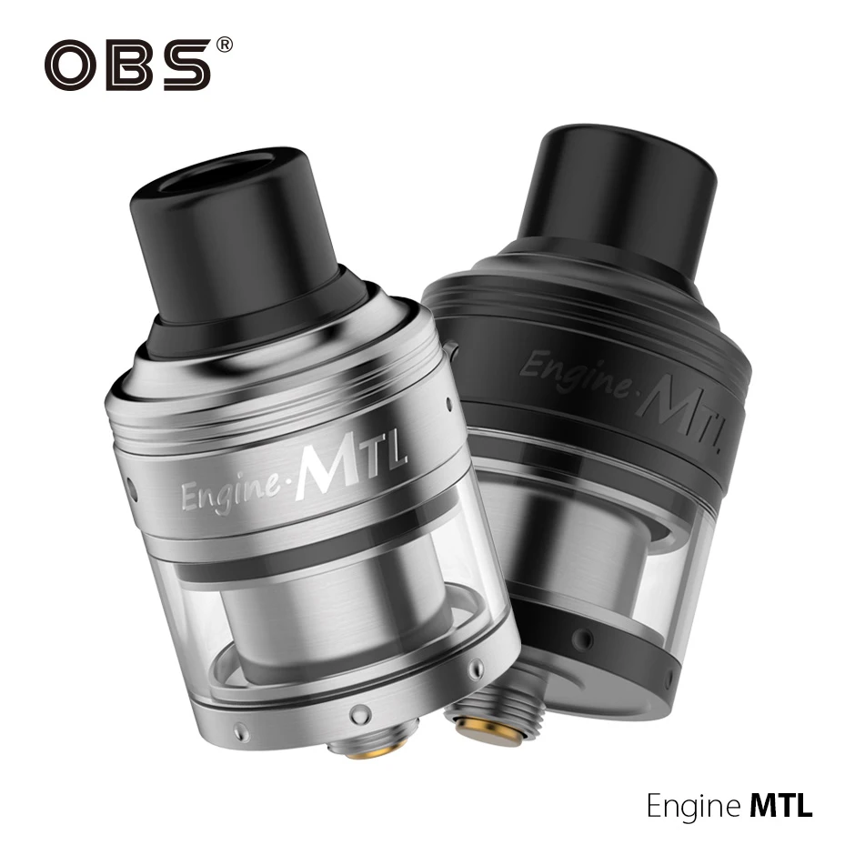 Электронная сигарета OBS двигатель MTL RTA 2 мл воздушный поток Регулируемый