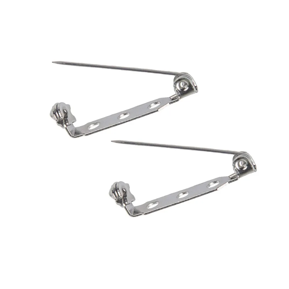 20 шт. зажимы для брошей из нержавеющей стали|Ювелирная фурнитура и компоненты| |