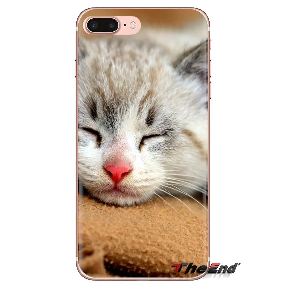 Transparent Soft Shell Covers For Xiaomi Redmi 4A S2 Note 3 3S 4 4X 5 Plus 6 7 6A Pro Pocophone F1 Adorable Cat |
