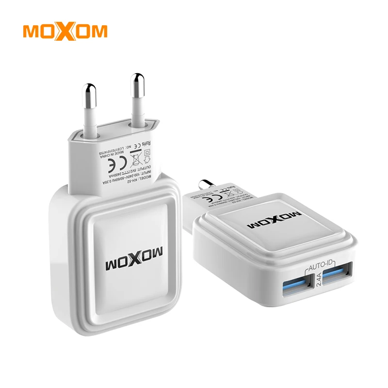 MOXOM USB Зарядное устройство для iPhone X 8 7 iPad USB настенное Зарядное устройство для samsung S9 Xiaomi huawei мобильного телефона Зарядное устройство USB Зарядное устройство