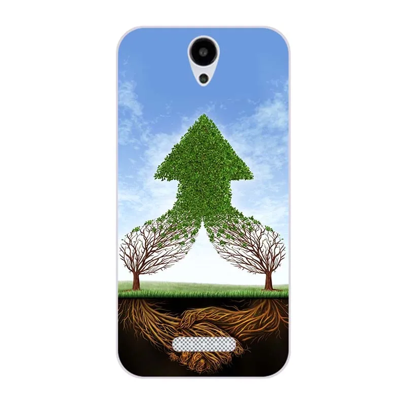 Fashion Soft silicone Phone Cases For Doogee X6 X 6 Pro 5.5&quot Silicone TPU Cover Printing Design Flower style Fundas Para HD | Мобильные