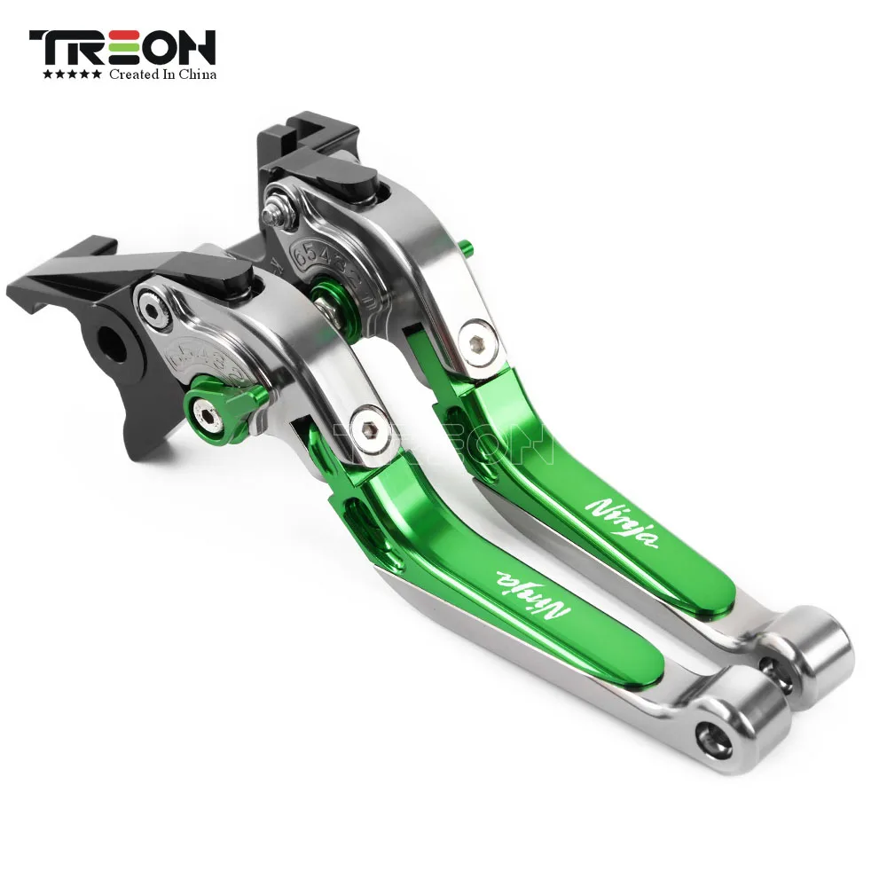 Новинка для Kawasaki Ninja 250 300 400 2018 2019 Мотоциклетные аксессуары CNC алюминиевые рычаги