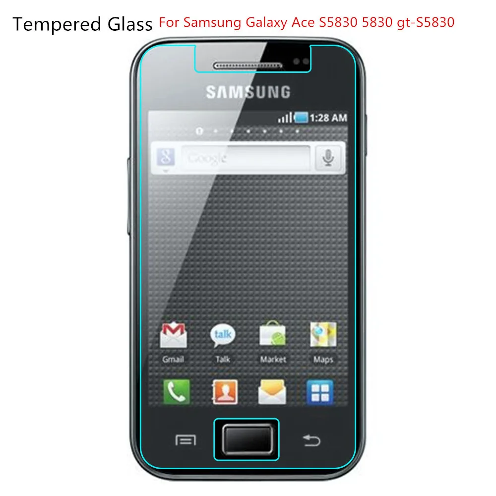 Закаленное стекло 2 шт. для Samsung Galaxy Ace S5830 5830 gt защита экрана 9H 2.5D Защитное