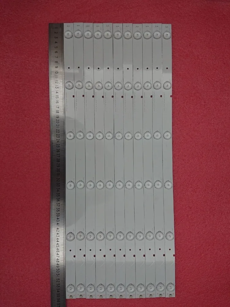 Новый 5 комплектов = 55 шт. 6LED 560 мм Светодиодная подсветка Замена полосы для LBM500P0601 R