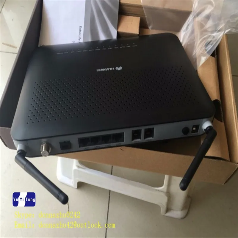 Оригинальный терминал Hua wei Terminal de GPON ONT HG8247 ONU com 2 POTES + 4 FE 1USB 1 CATV Wi Fi H.248/SIP|gpon onu|gpon ontonu
