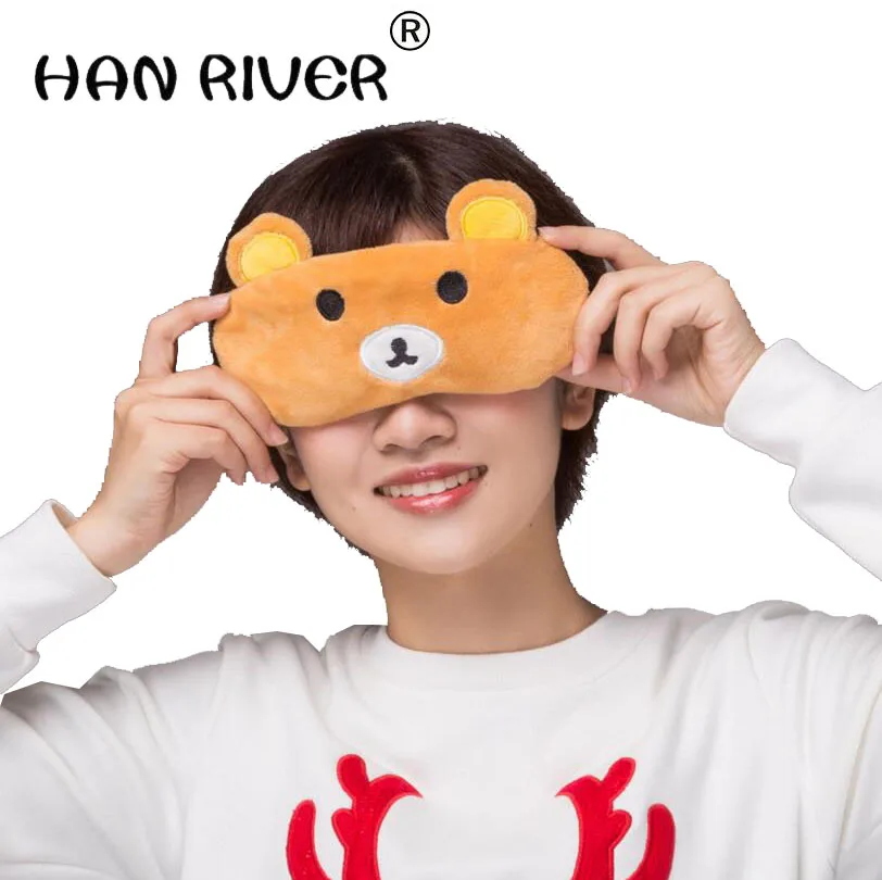 Маска для глаз HANRIVER с мультяшным рисунком разогревающая и комфортная маска сна