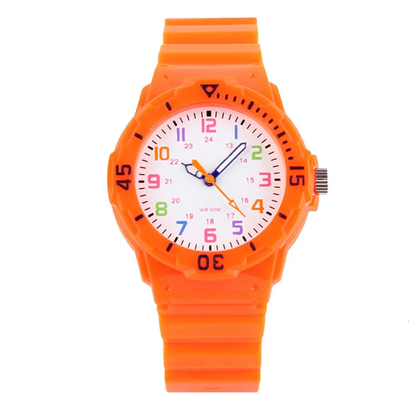 Детские спортивные часы модные повседневные мужские и женские кварцевые