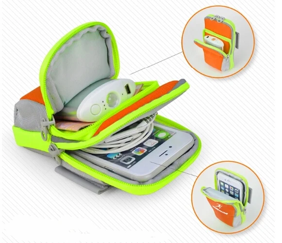 High quality Double Zipped Multifunction pocket sport Gym armband Case for Huawei Y310 Y523 Y550 Y518 Y516 Y530 Y511 Y6 II Y5 | Мобильные