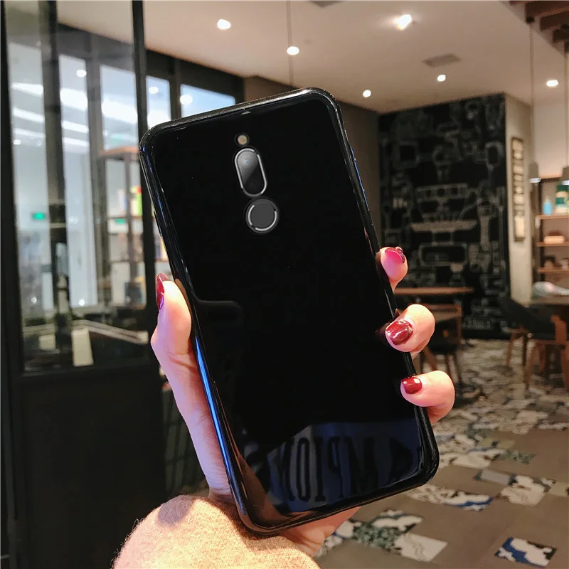 Роскошный Глянцевый фарфоровый жесткий чехол для телефона Huawei Mate 10 мягкий с
