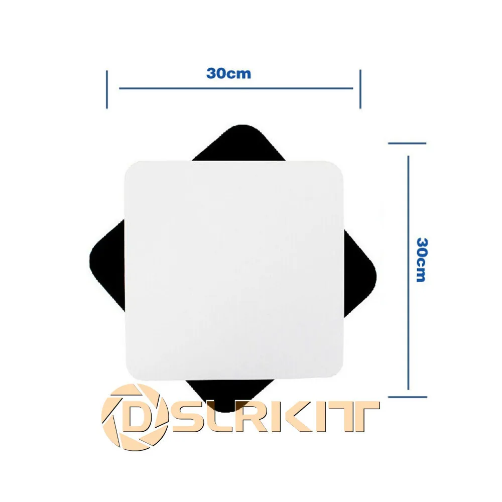 2 шт. Белый Черный фото акриловая студия отражающая доска дисплей 30x30 см(1" x 12"