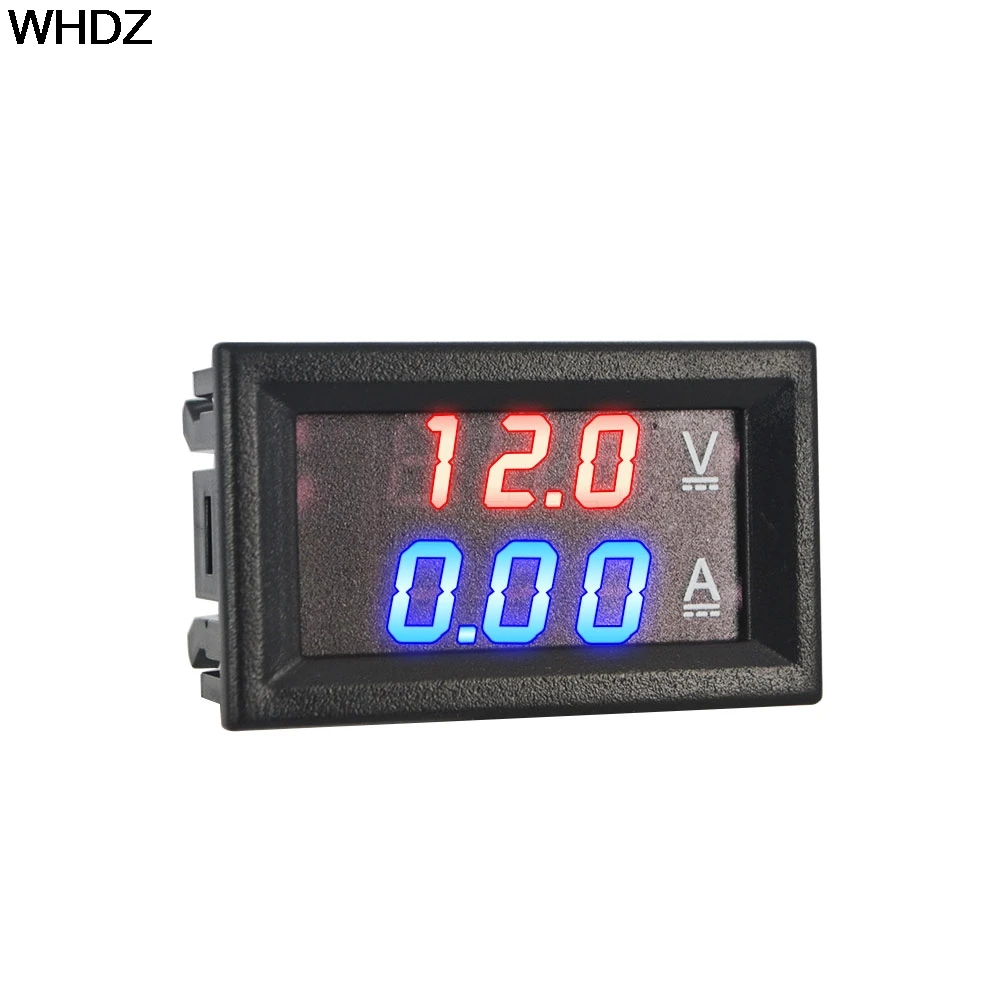 Автомобильный цифровой вольтметр Амперметр постоянного тока 100 в 10 А монитор