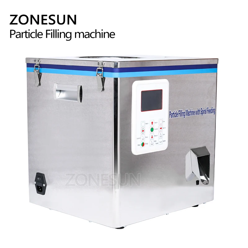 ZONESUN машина для упаковки чая розлива саше аппарат банок гранул медицинская