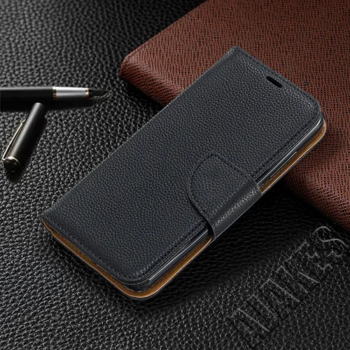 Черный Чехол-бумажник чехол для телефона для Xiaomi Redmi Note 8 Pro Note 7 7A K20 Pro 6A 6 Pro Флип кожаный магнитный карт крышка-держатель - Цвет: Черный