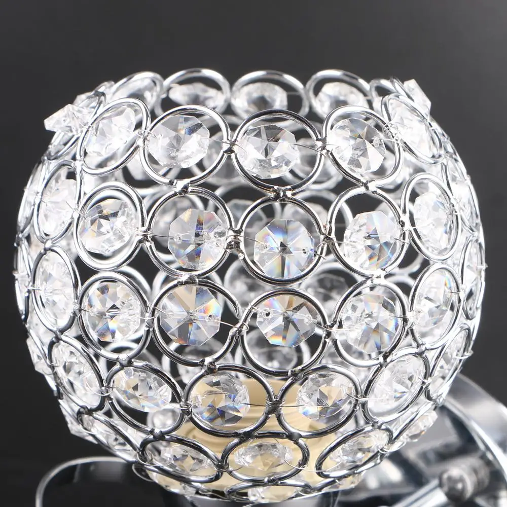 

Nice Design AC84-240V Creative Crystal Wall Light Decorative Lighting Sconce Modern Wall Lamp Jan-23