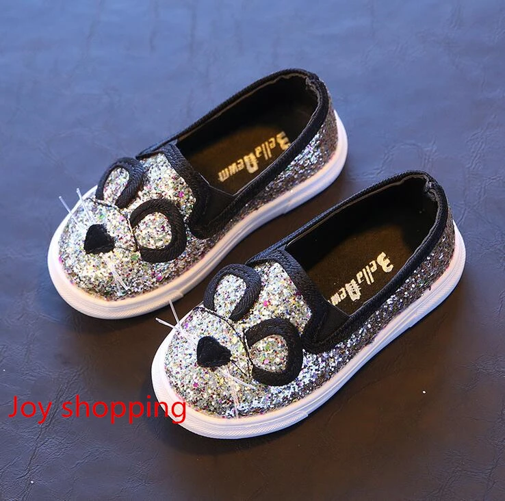 Spring new Korean Girls Single Shoes Boys Cartoon Cat Casual Children 's Baby Students | Детская одежда и обувь