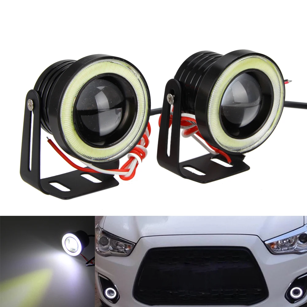1 пара Автомобильные светодиодные COB лампы для противотумансветильник 2 5 дюйма 30