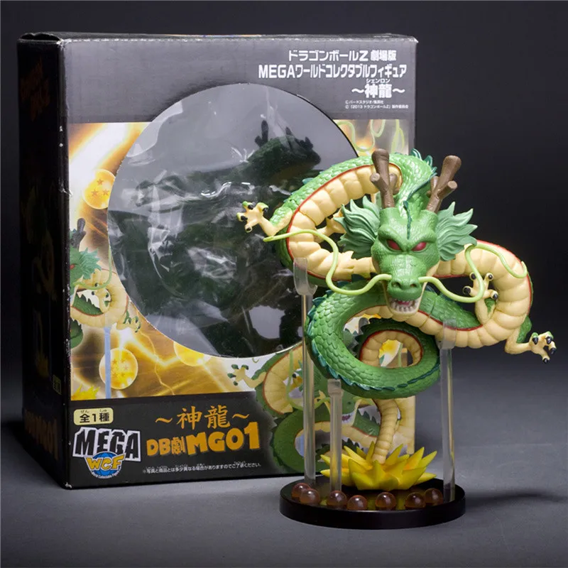 Dragon With Box 1 шт./лот DBZ игрушки аниме мультфильм Dragon Ball Z ShenRon ShenLong ПВХ фигурка Коллекционная модель игрушки Розничная коробка 20 см - Цвет: Dragon With Box