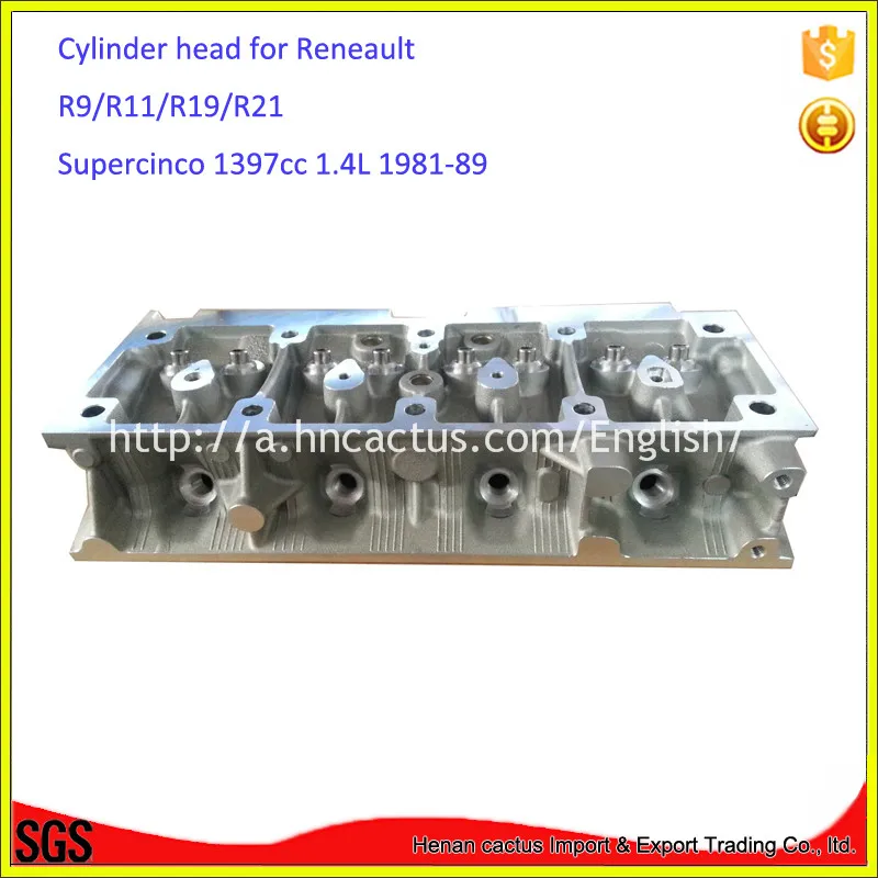 R11 R19 R21 R9 головка цилиндра для Renault C1J C2J Supercinco 1397cc 1.4L 1981 89|cylinder head|renault cylinder headrenault r19 |